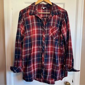 Sonoma Red and Navy Flannel